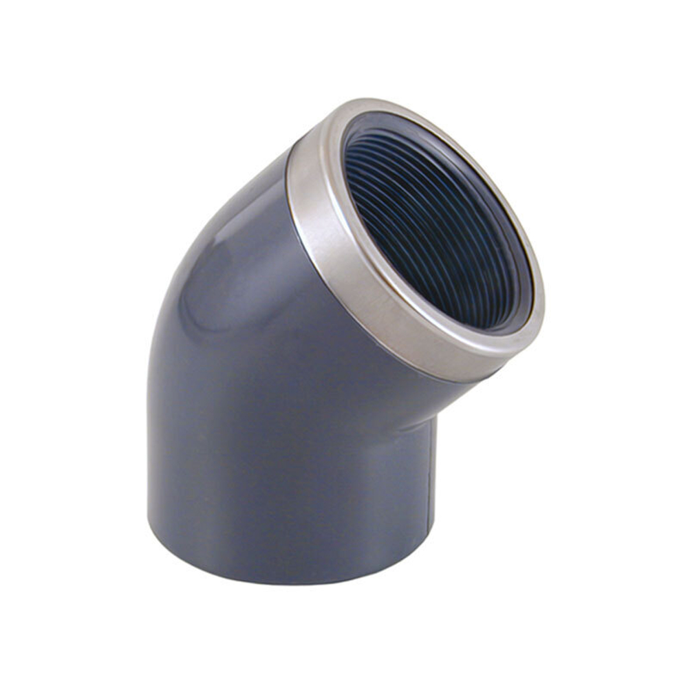 Угол 45° переход усиленный 50мм x 1 1/2" ВР Aquaram (7302650)