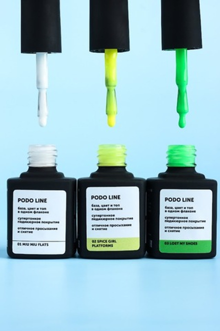 Однофазный гель-лак для педикюра Milk PODO LINE 03 Lost My Shoes, 9мл