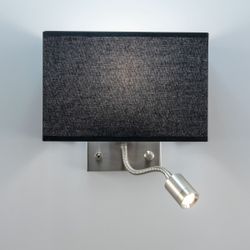 Citiluх Декарт CL704301 Бра с чёрным абажуром и диммером