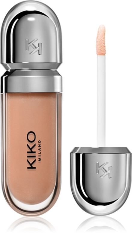 KIKO Milano 3D Hydra - Увлажняющий блеск для губ оттенок 02 Natural Beige, 6 ml