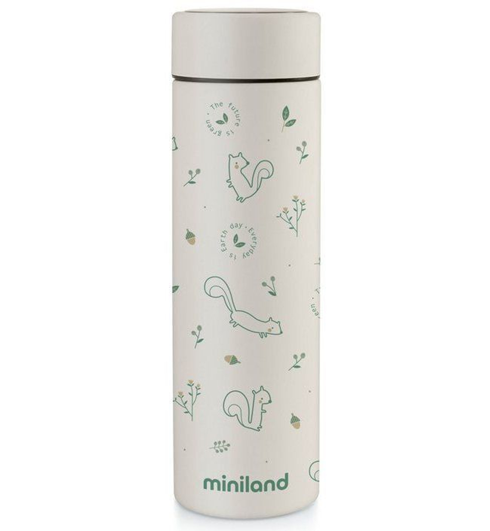 Miniland Natur Thermos Chip Детский термос для еды и жидкостей, бурундук, 450 мл