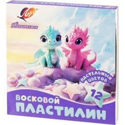 Plastilin\ Пластилин " Луч " Фантазия 12цв 180г