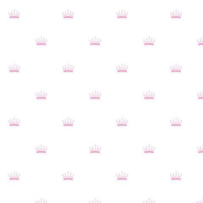 Розовые короны на белом фоне
