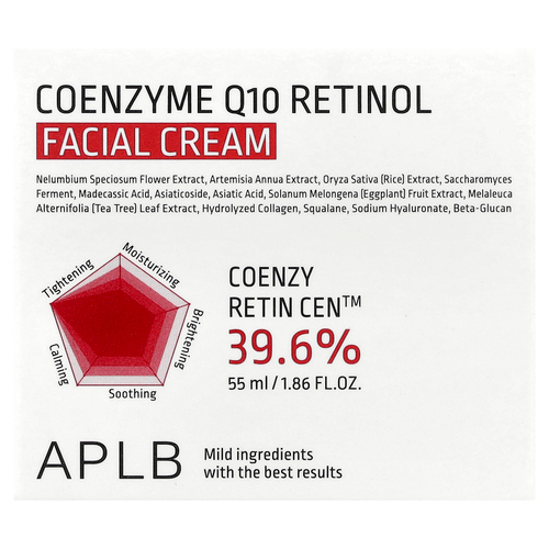 APLB, Крем для лица с коэнзимом Q10 и ретинолом, 55 мл (1,86 жидк. Унции)