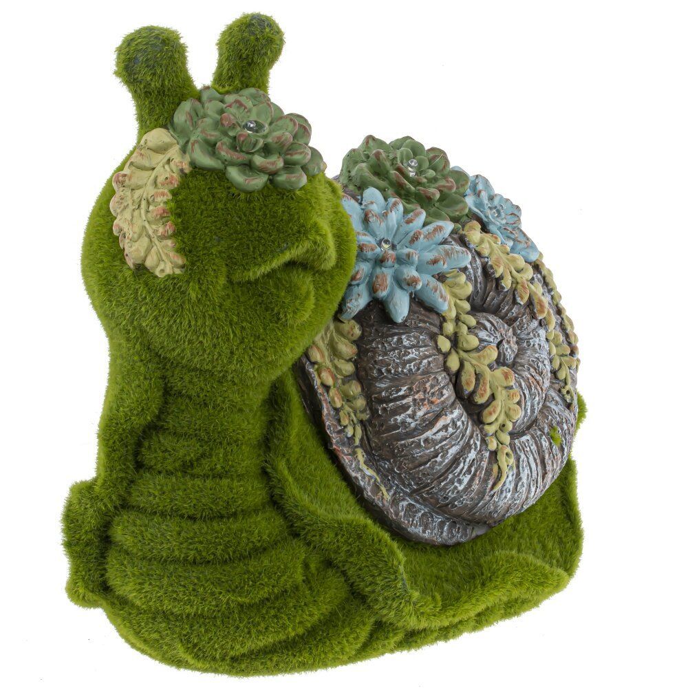 GAEM Фигурка декоративная "Улитка" (подсветка, солнечная батарея), L34 W17 H31 см