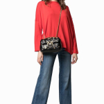 Сумка Pinko Puff Summer Limited Badge Wide Shoulder Strap Sheepskin Swallow Bag Shoulder Messenger Bag Mini Black Gold, 1P226J-Y72L-Z99