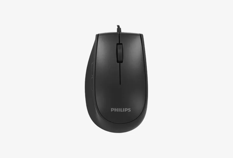 Мышь проводная Philips SPK7327  черный