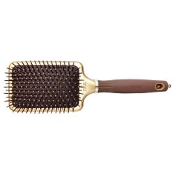 Щетка EXPERT CARE RECTANGULAR Nylon Bristle Gold&Brown L Коричневый (08227)