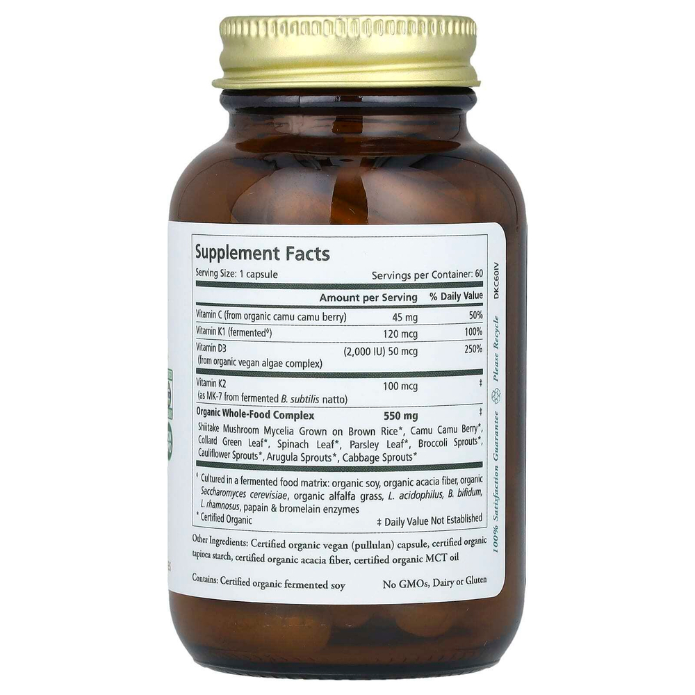 Pure Synergy, D3 + K2 Complex ™, 60 капсул