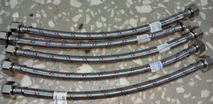 Подводка гибкая для воды оплетка из нерж стали г/г 1/2" 0,3м