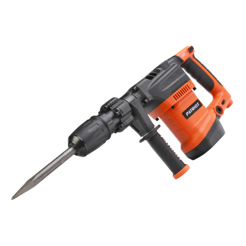 Молоток отбойный PATRIOT DB 200, мощность 1375Вт, энергия удара 18 Дж, 2800 уд./мин., 2 зубила в комплекте, кейс