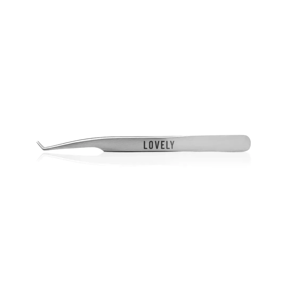 Пинцет для наращивания ресниц Lovely тип L (5 мм)