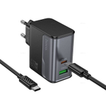 Зарядное устройство PD45W+QC3.0 для Type-C Hoco CS74A (black)