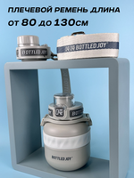 Термос Bottled Joy, нержавеющая сталь 316, 500 мл, серый