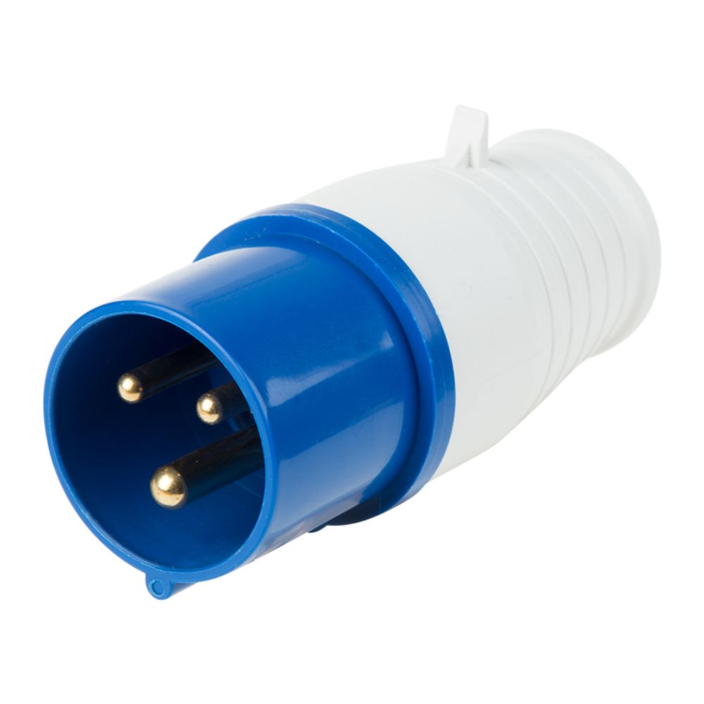 Вилка 013 переносная 2Р+РЕ 16А 220В IP44 REXANT