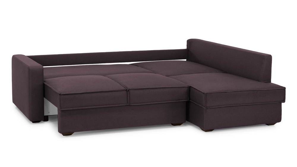 Угловой диван Колфилд (малый) (130117) 236*190*95 см, Фиолетовый  Еврокнижка Фиеста в наличии