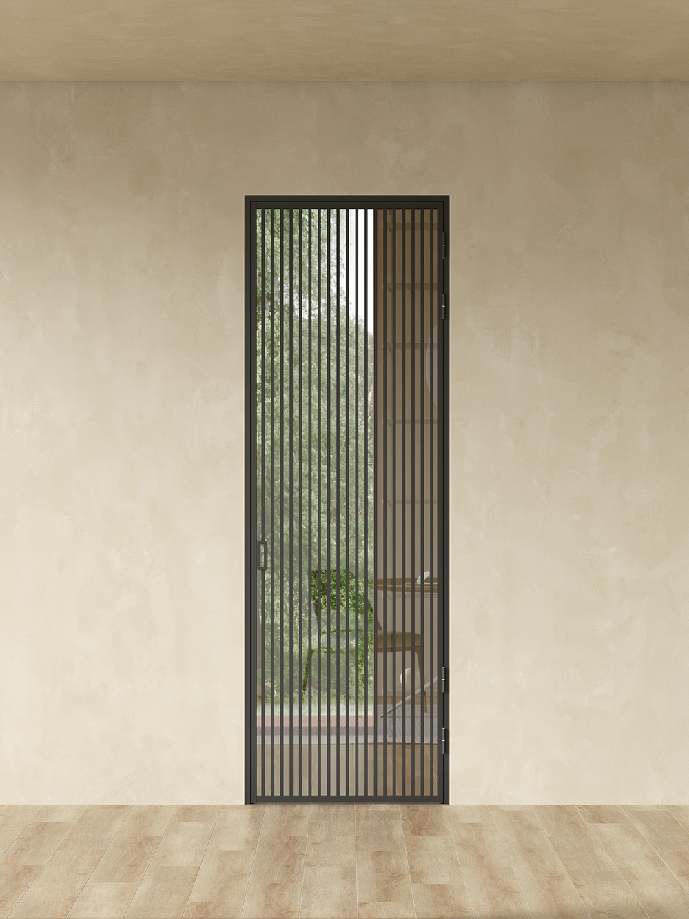 Распашная алюминиевая перегородка Minoli 16