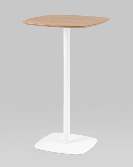 Барный стол Studio, 60х60х103 см, светлое дерево/белый
