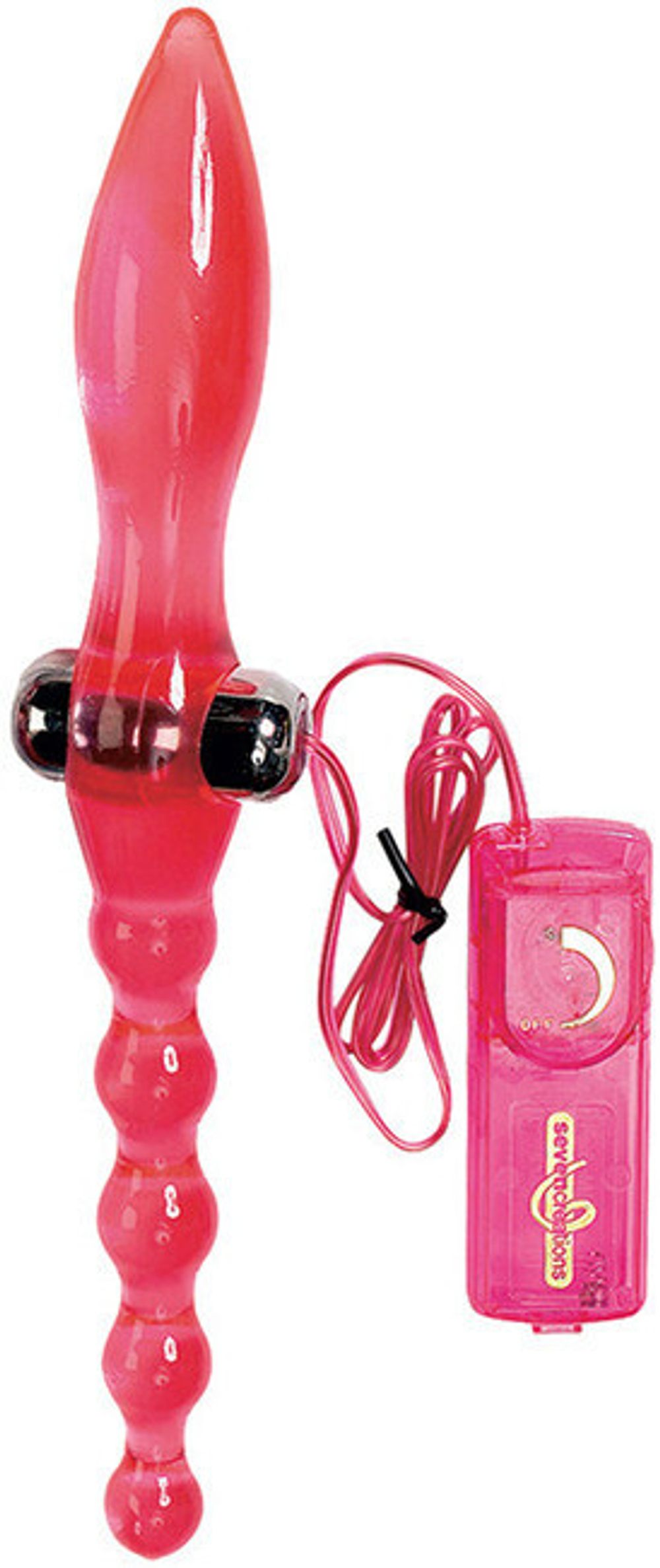 Анальный стимулятор двухконечный Squid ( 15,5 см , розовый ) (Цвет: розовый)