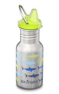 Детская бутылка Klean Kanteen Kid Classic Narrow Sippy 12oz (355 мл) Sharks