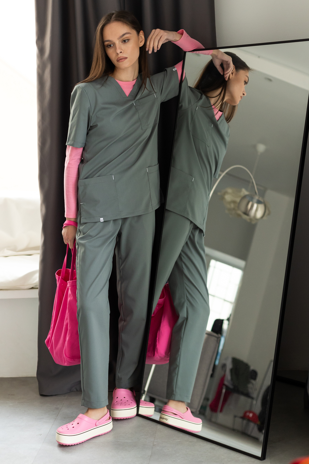 Блуза женская м640 liberty комфорт шалфей