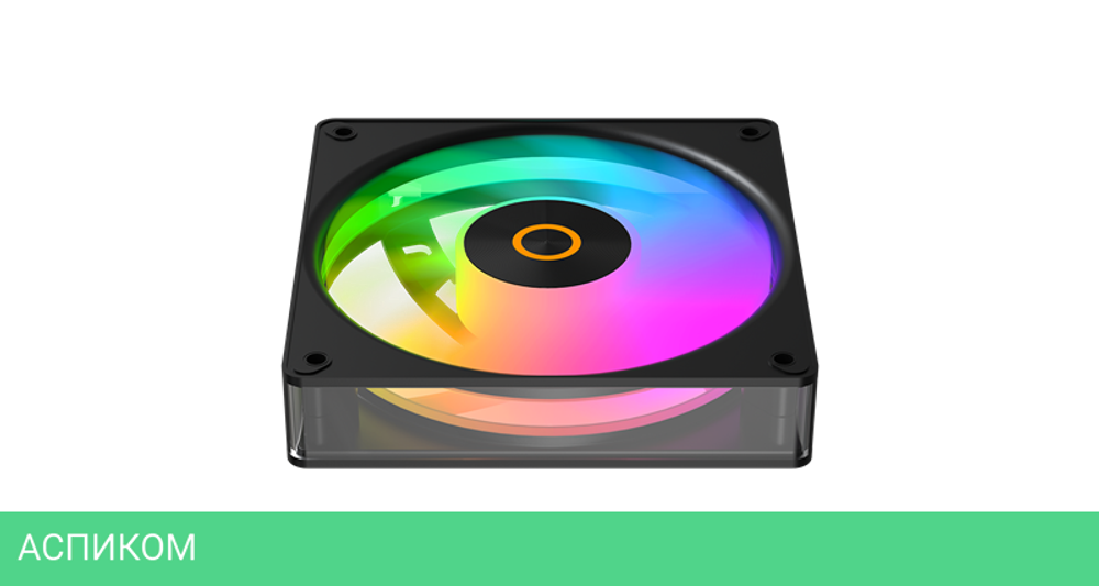 Комплект вентиляторов для корпуса Ocypus Gamma F12 Elite BK ARGB Reverse Blade 3 IN 1 Black (Gamma-F12-BK3AM01E-GL)