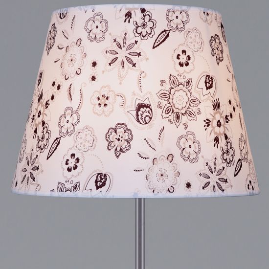 86578-0.6-01 CH (SHADE 1718B WH) светильник напольный