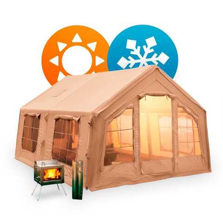 Всесезонные пневмокаркасные палатки