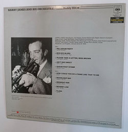 Винтажная виниловая пластинка LP Harry James And His Orchestra Featuring Buddy Rich I Love Jazz (Netherlands 1983)