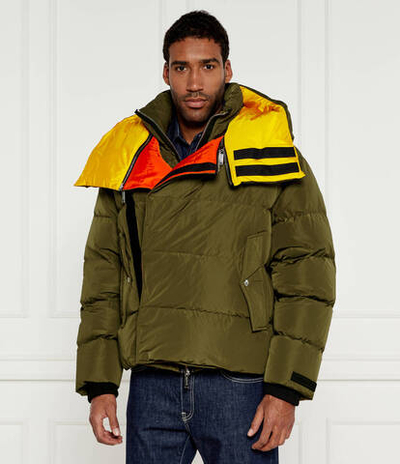 Пуховая куртка Dsquared2 - оливковый(S71AN0544 S53353)