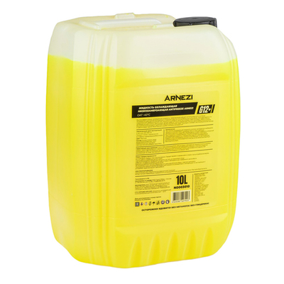 Антифриз ARNEZI Yellow G12+ готовый -40 желтый 10 л N0003010