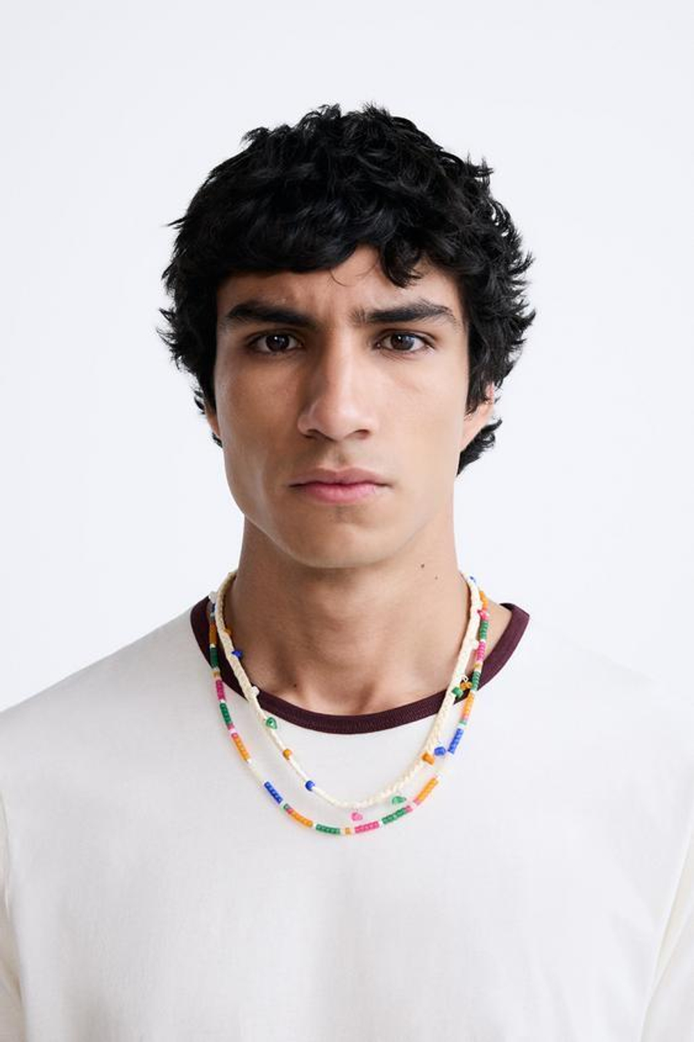 ZARA НАБОР ИЗ ДВУХ ОЖЕРЕЛИЙ С КОНТРАСТНЫМИ БУСИНАМИ, РАЗНЫЕ