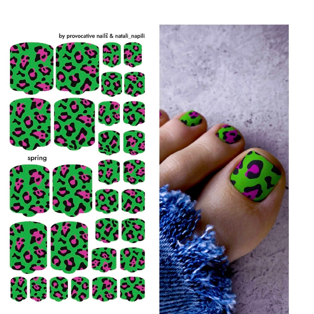 Плёнки для педикюра by provocative nails spring