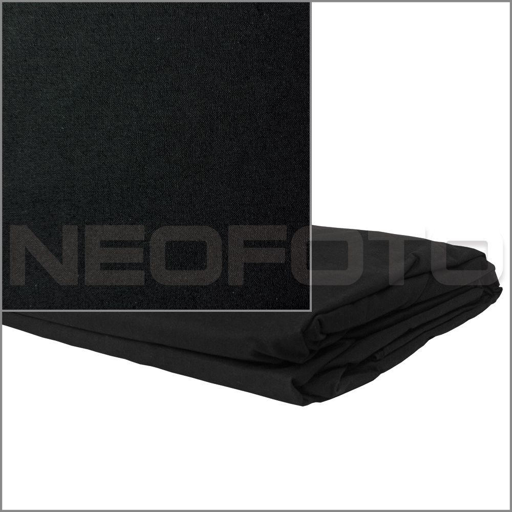 Фон тканевый FST-B36-125 BLACK черный