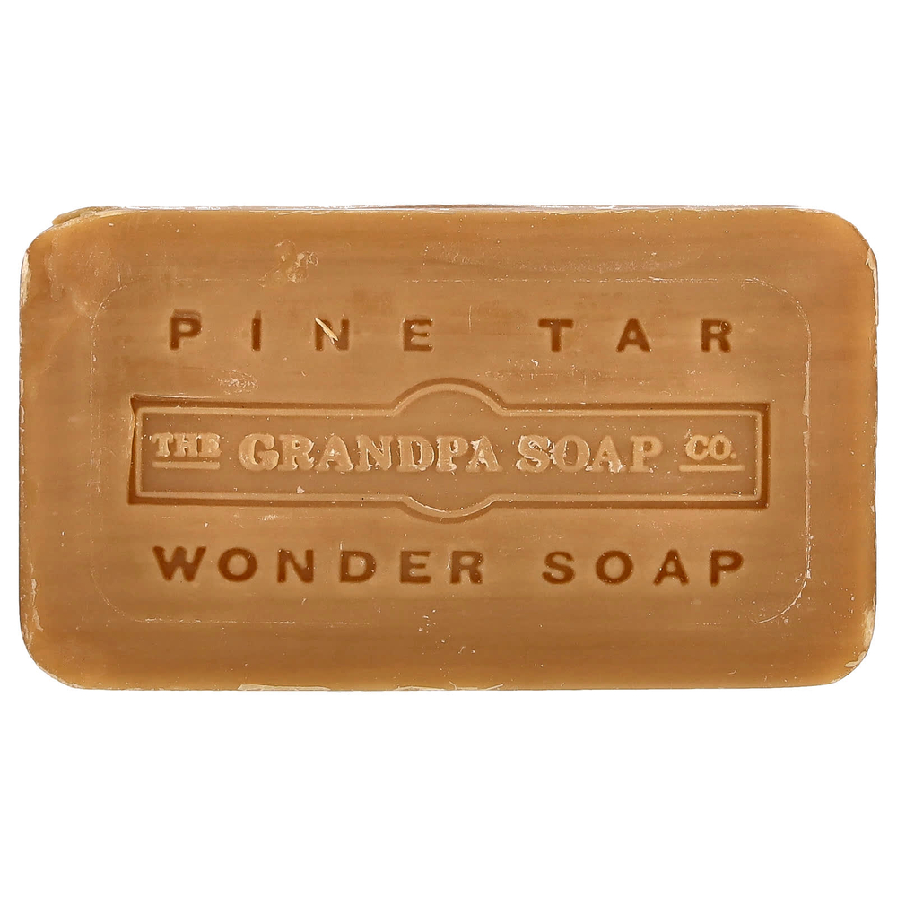 The Grandpa Soap Co., Wonder Soap, сосновый деготь, 92 г (3,25 унции)