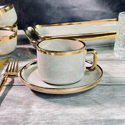 Lenardi 102-132 Чайный набор 12пр. 280 мл STONE в под.уп.(х8)Фарфор