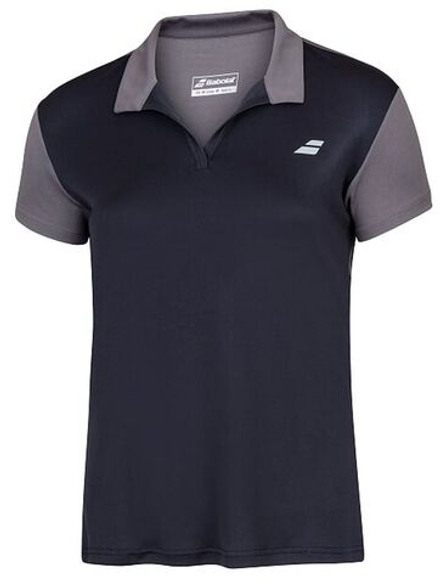 Женское поло Babolat Play Polo Women - black/black