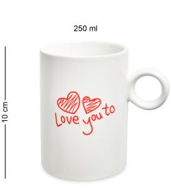 GAEM Art MUG-199/3 Набор кружек из 2-х «История любви»