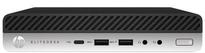 Неттоп HP EliteDesk 800 G3 Mini (Intel Core i5-7500T, RAM 8ГБ, SSD 256ГБ, Intel HD Graphics 530, Win 10Pro)