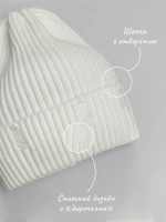 Шапка и снуд для девочки осенние