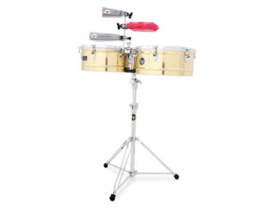 Latin Percussion LP1314-B Timbales Prestige Solid Brass два тимбала 13" и 14"