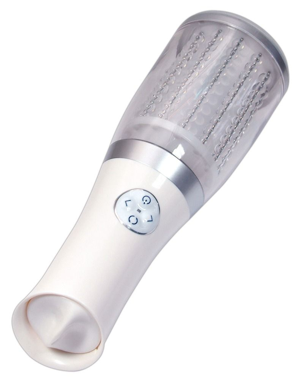 Прозрачный мастурбатор-ротатор Power Rotation (Цвет: прозрачный)