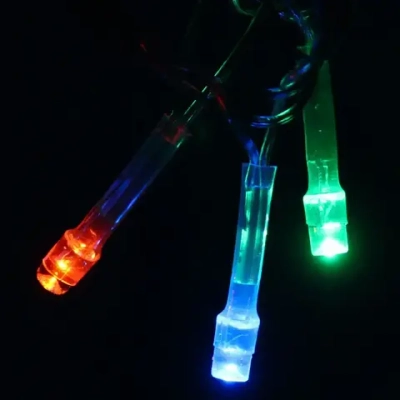 Гирлянда для дома 9,5м 100 ламп LED прозрач.пров.,8 реж, IP-20, Мультицвет (возможность соединения)