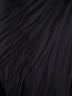 Микрофибра бельевая, эффект шелка, Турция, черный 170 (мерный лоскут)