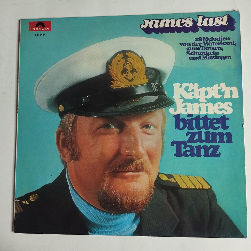 Винтажная виниловая пластинка LP James Last Джеймс Ласт Kaptan James Bittet Zum Tanz (Germany 1974)
