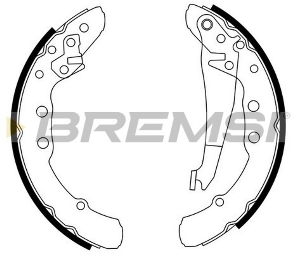 BREMSI - GF0021-BMS - Brake Shoe Set
