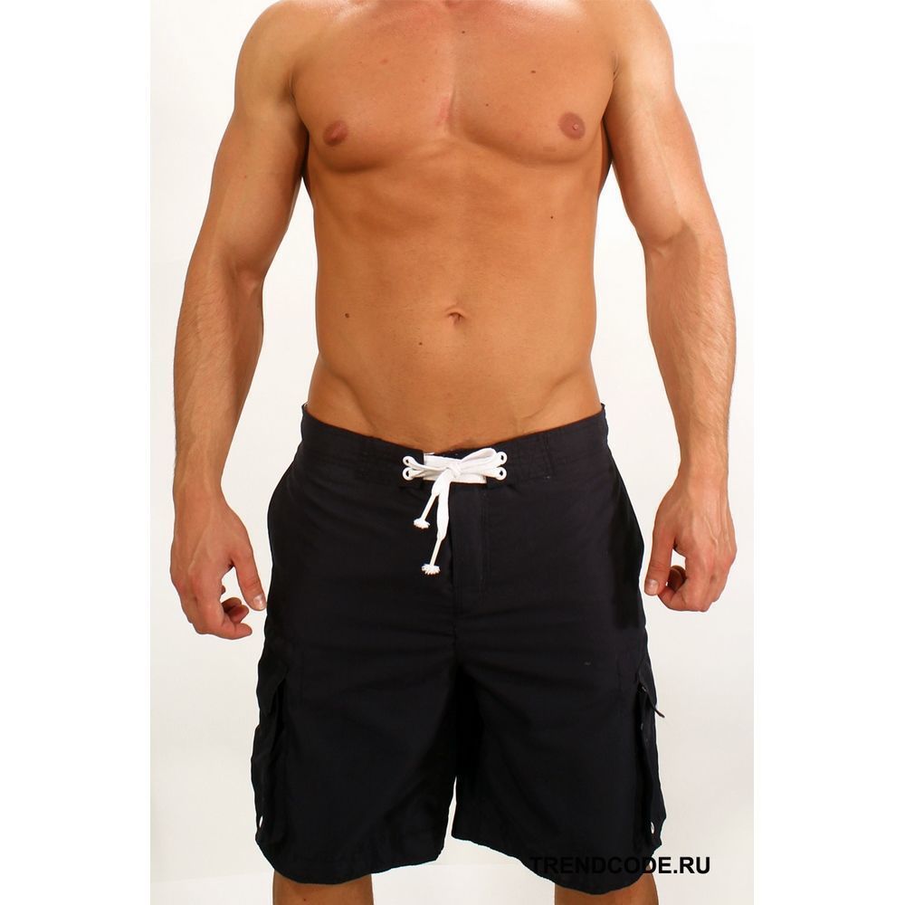 Мужские шорты пляжные черные ABERCROMBIE&amp;FITCH 52837
