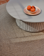 Ковер Despas из синтетических волокон бежевый Ø150 см