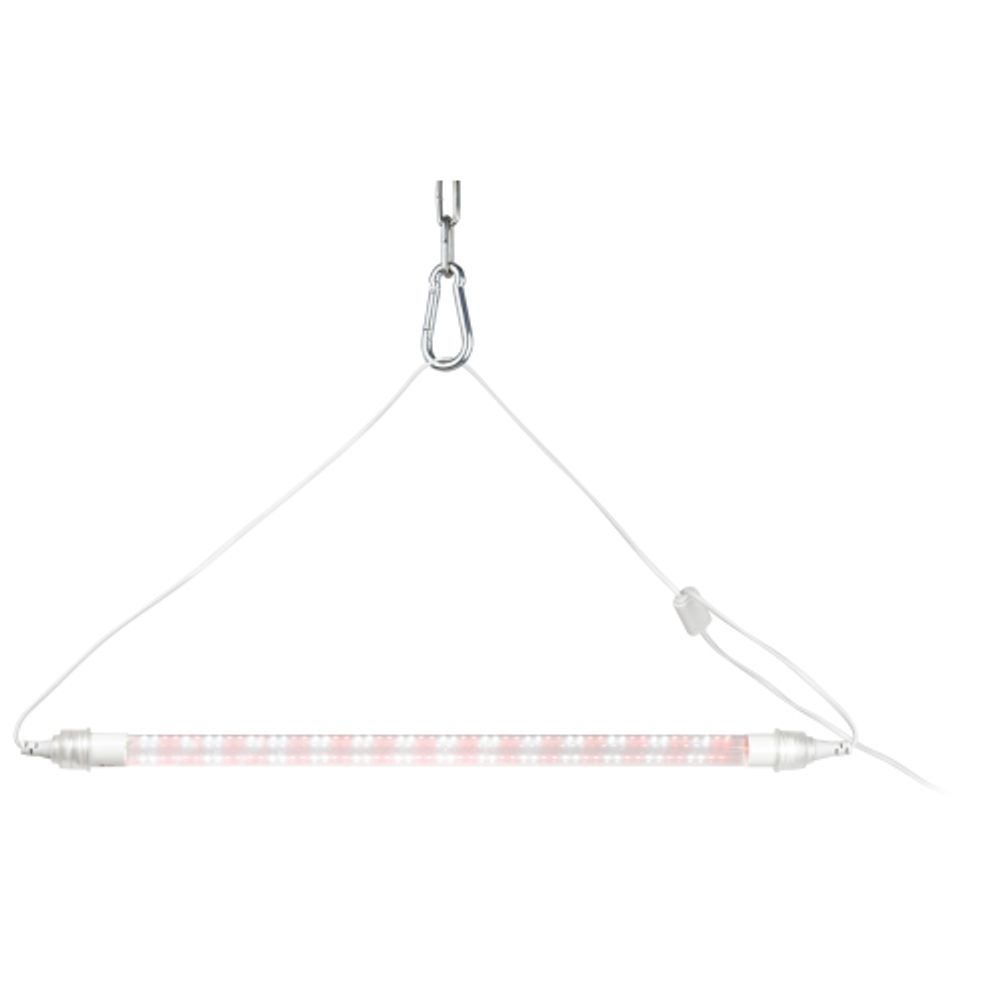 Фитолампа для растений светодиодная ЭРА FITO-9W-Rа90-Т8+FITO-Holder IP65 2хG13 с выключателем 1.5м | Фитолампы T8