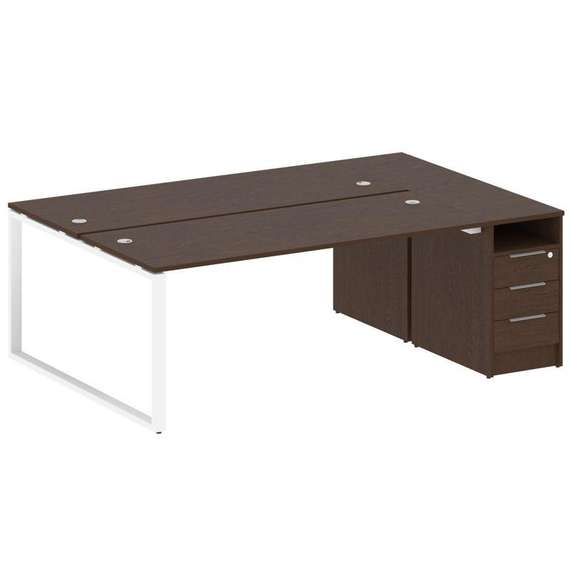 Метал Систем Рабочая станция с тумбой на О-образном м/к БО.РС-СТП-2.5